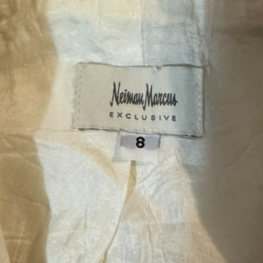 Vintage Neman Marcus Off-White Blazer View 4